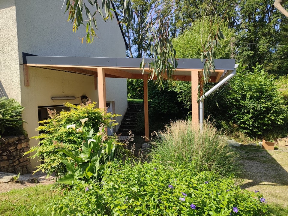 Fabrication et pose d’un carport en bois douglas Fb Création Bois Menuisier Treillières Fabrication et pose d’un carport en bois douglas Fb Création Bois Menuisier Treillières
