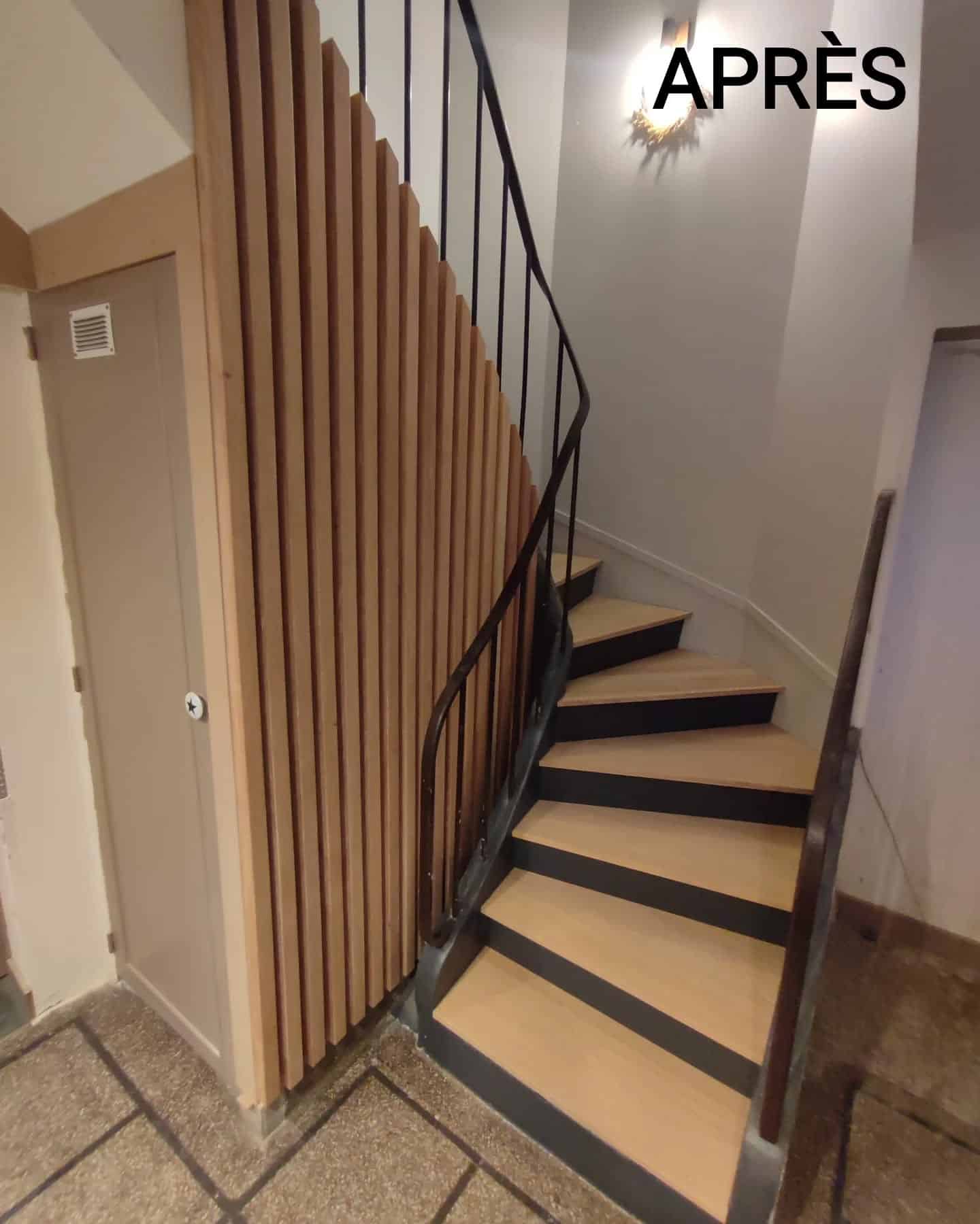 habillage mur escalier fbcreation bois treillieres3 habillage mur escalier fbcreation bois treillieres3